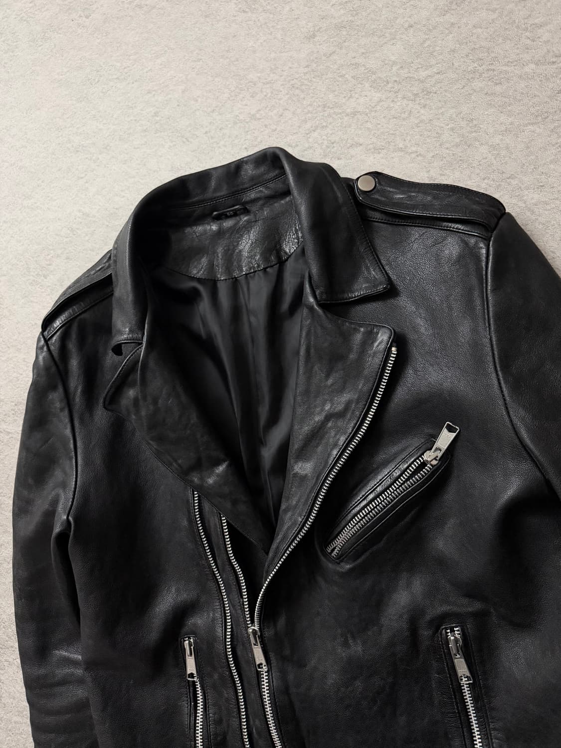 램스킨 멀티지퍼 더블라이더 자켓 상품이미지4