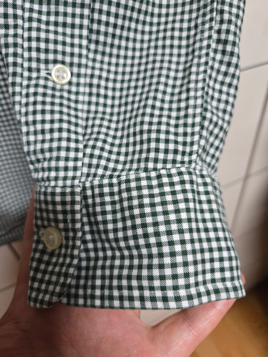 폴로 랄프로렌 슬림핏 체크 셔츠 상품이미지4