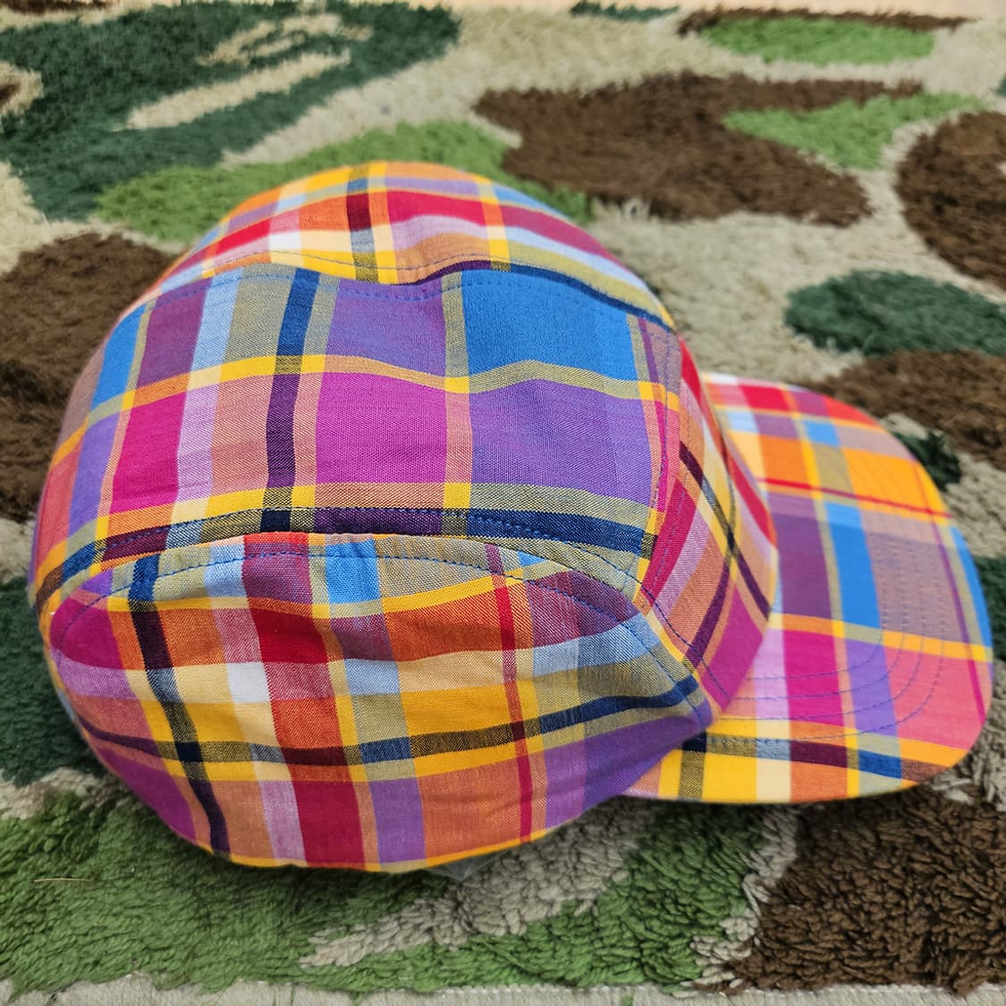 X OMTC 24ss madras 5 panel cap 상품이미지3