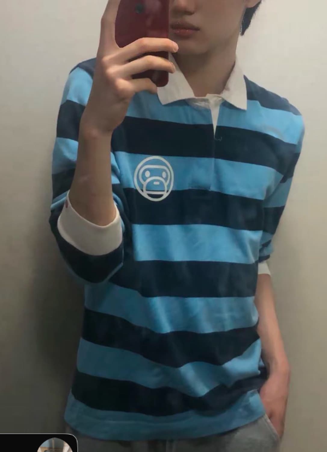 급전/처분/베이비마일로 베이프 카라티 롱슬리브 상품이미지1