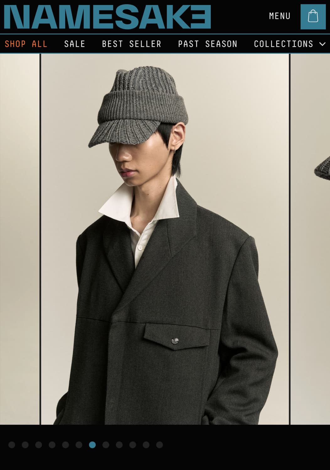 네임세이크 니트 캡 상품이미지1