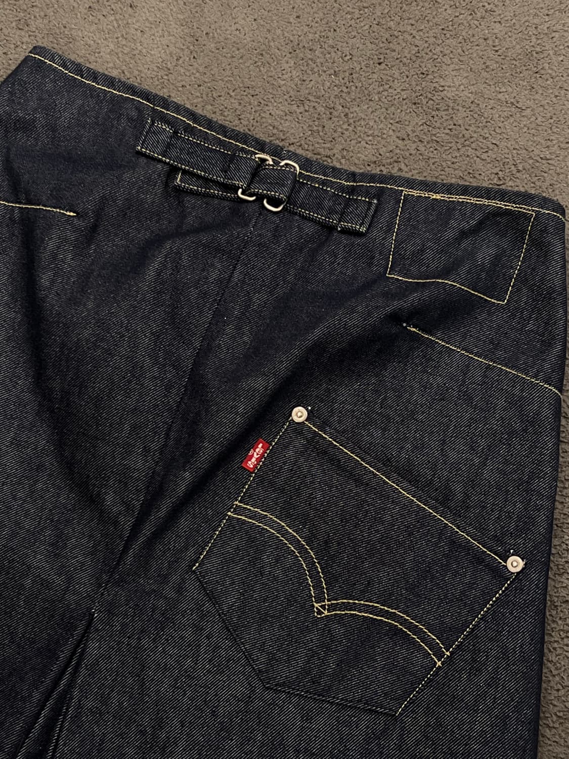 리바이스 엔지니어드 센치 데님 스커트 처분  상품이미지4