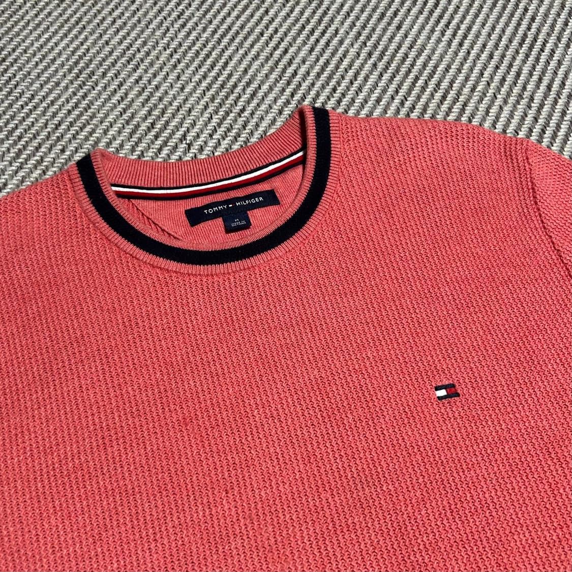 [M] Tommy 타미힐피거 코튼 라운드 니트 상품이미지5