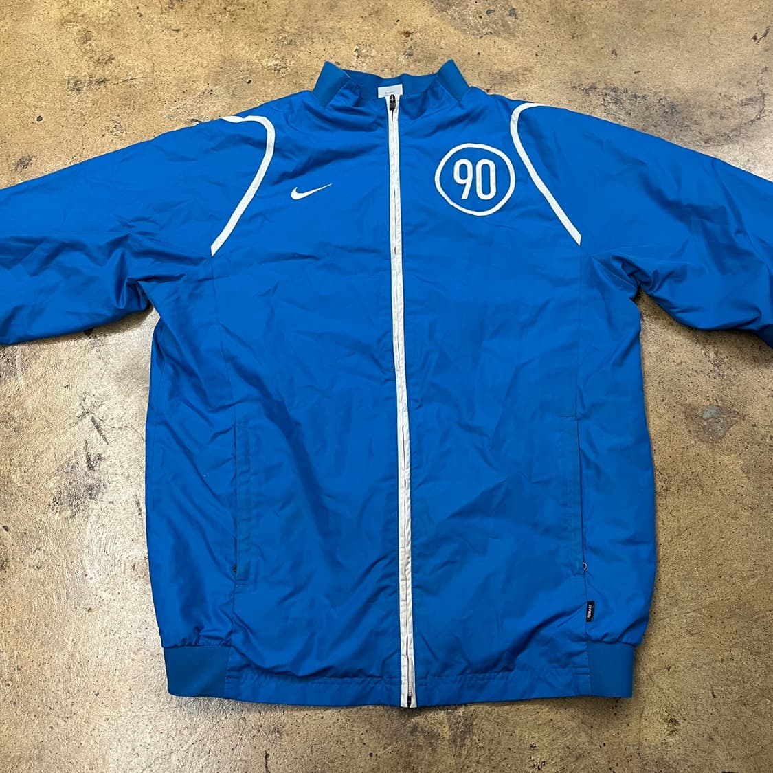 [정품/XL] 나이키 블루 바람막이 자켓 b14 상품이미지3