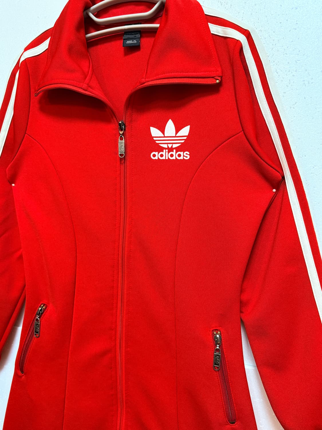 아디다스 유로파 트랙 원피스 레드 M 상품이미지2