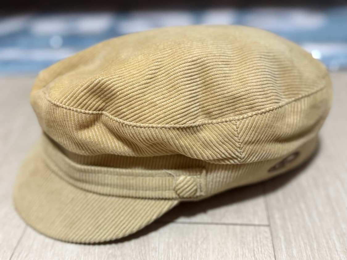 1996년 캉골 베이지 코듀로이 레논모자 - 레어템 상품이미지4