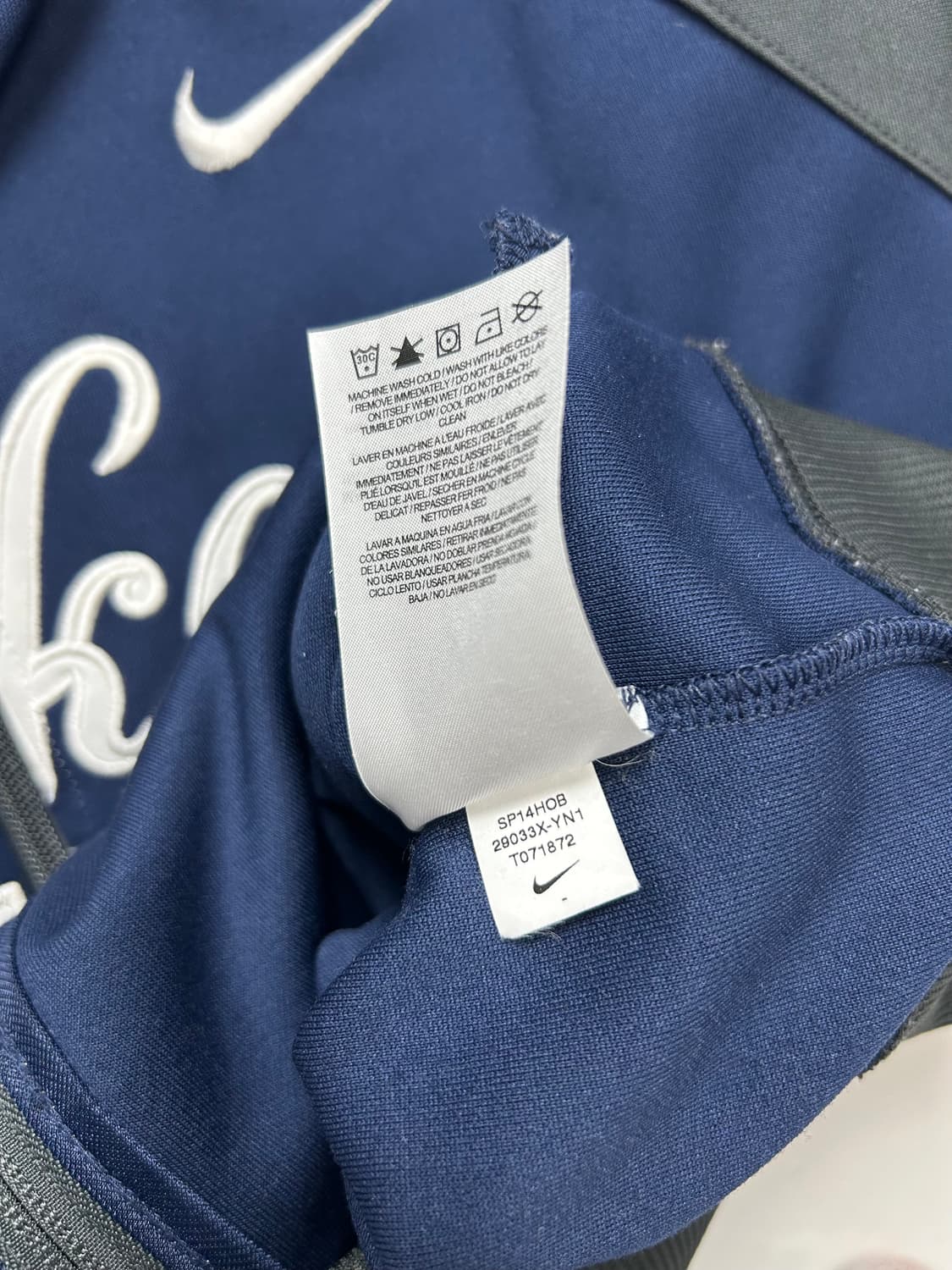 나이키 x 뉴욕 양키즈 배색 트랙탑 져지 S 상품이미지6