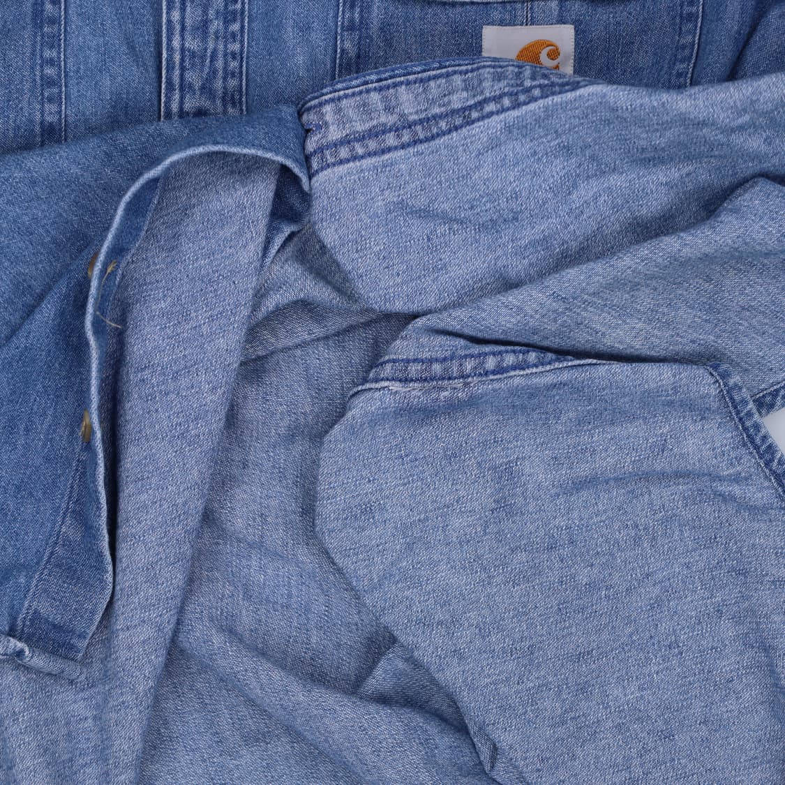 XL 칼하트 반팔 데님 셔츠 0401H1 상품이미지4