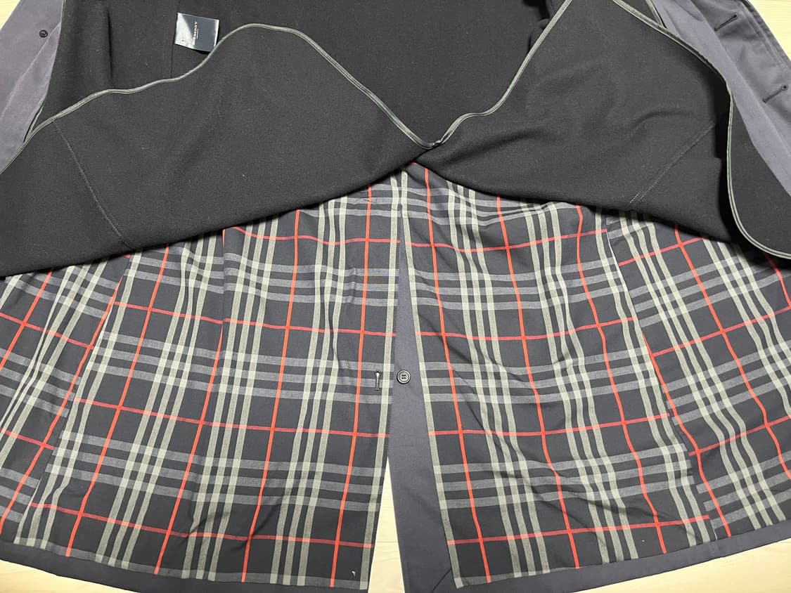 버버리 트렌치코트 네이비  상품이미지5