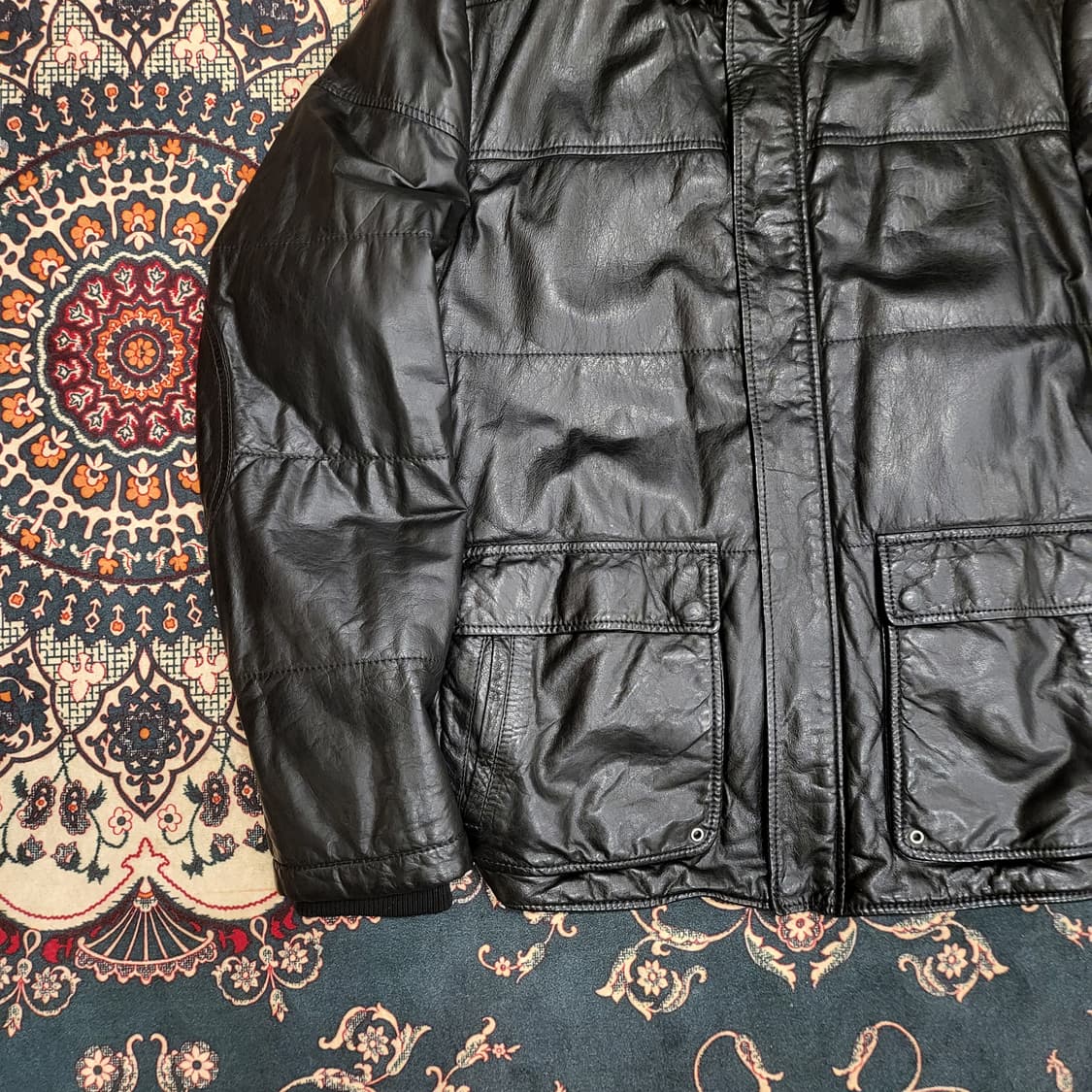 PAL ZILERI 레더 자켓 (50) 상품이미지4