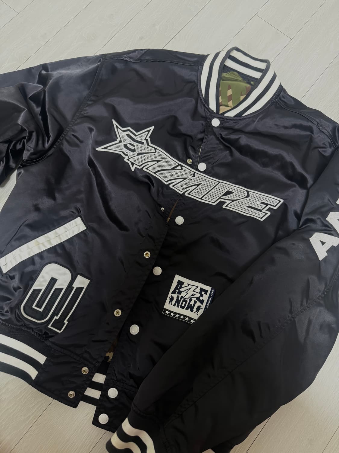 Aape 에이프 항공점퍼 S 상품이미지3