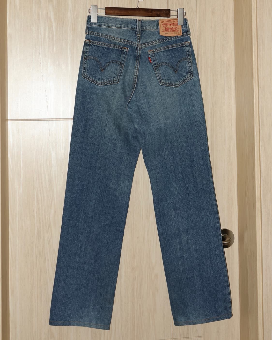 00‘s 리바이스 620 워싱 데님팬츠 [0-181] 상품이미지4