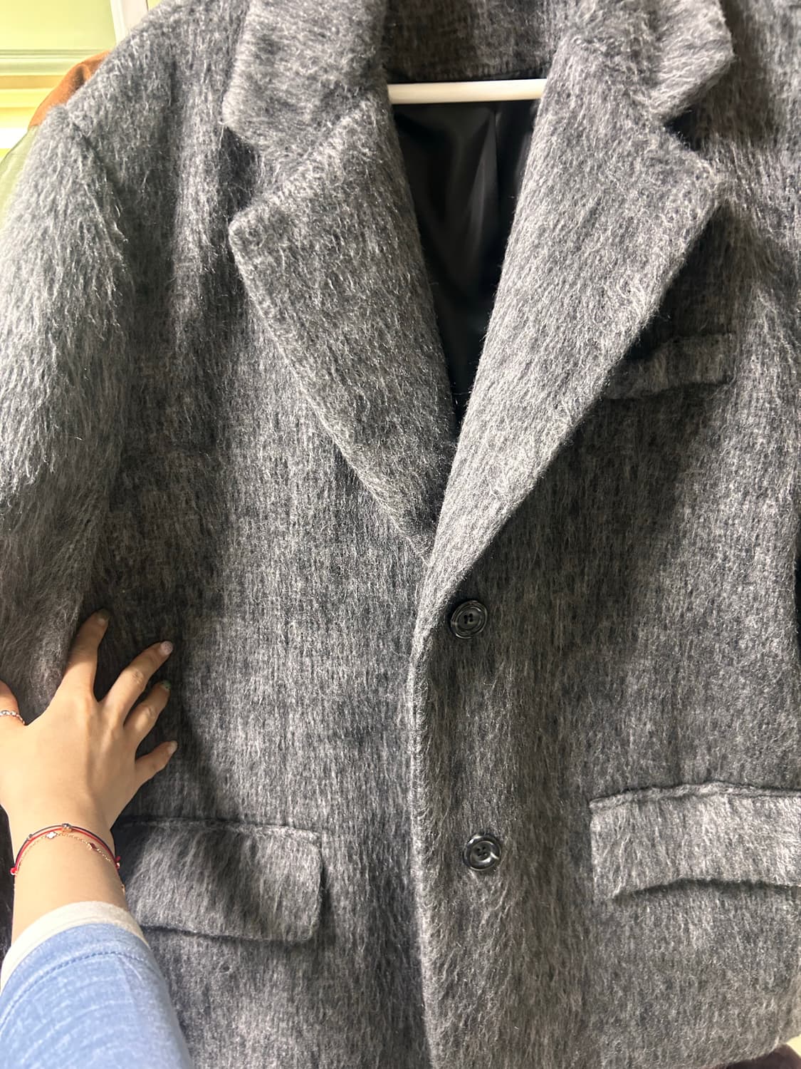 오도어 모헤어 울 자켓 상품이미지6