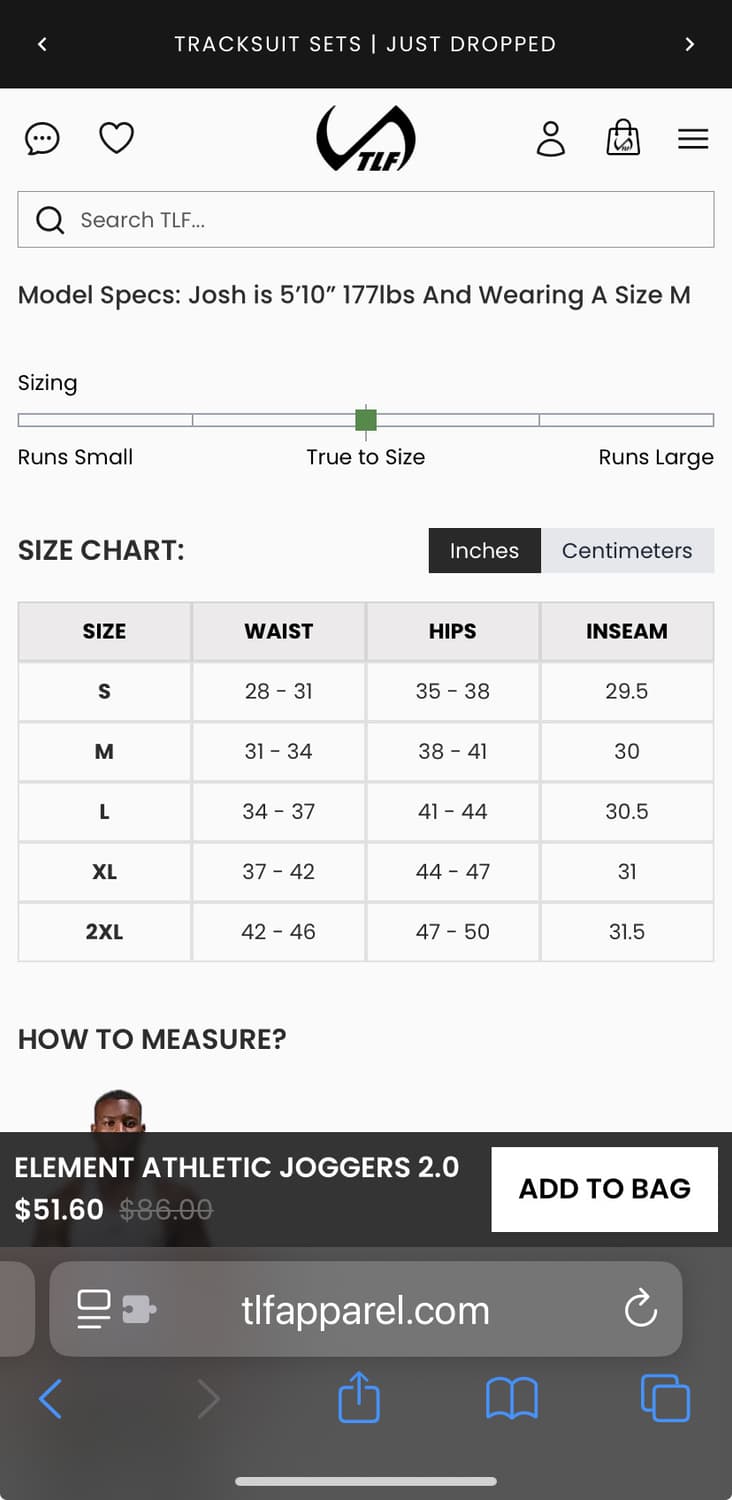 TLF 오버사이즈 조거 S 상품이미지5