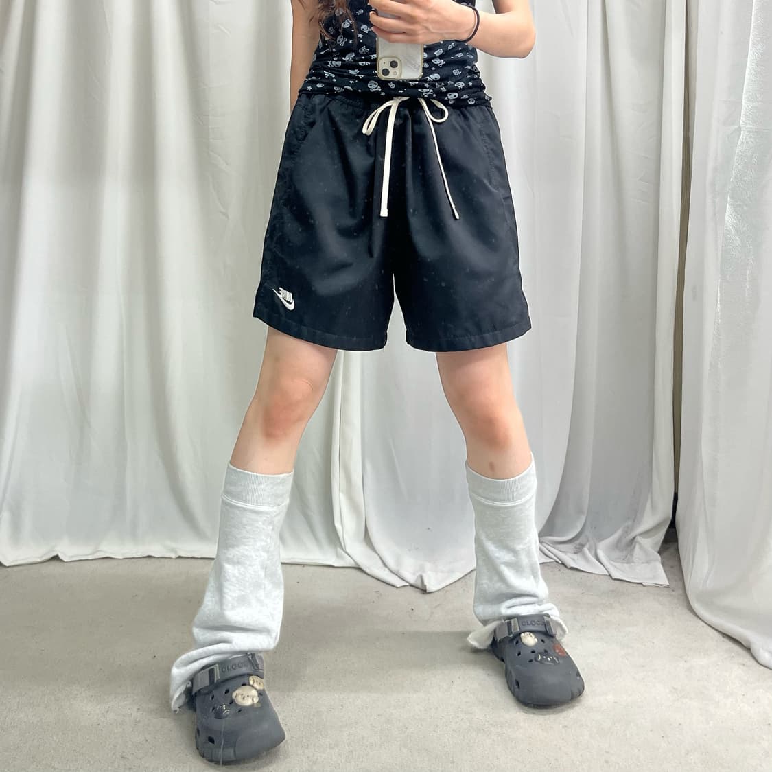 Nike black woven flow shorts 상품이미지2