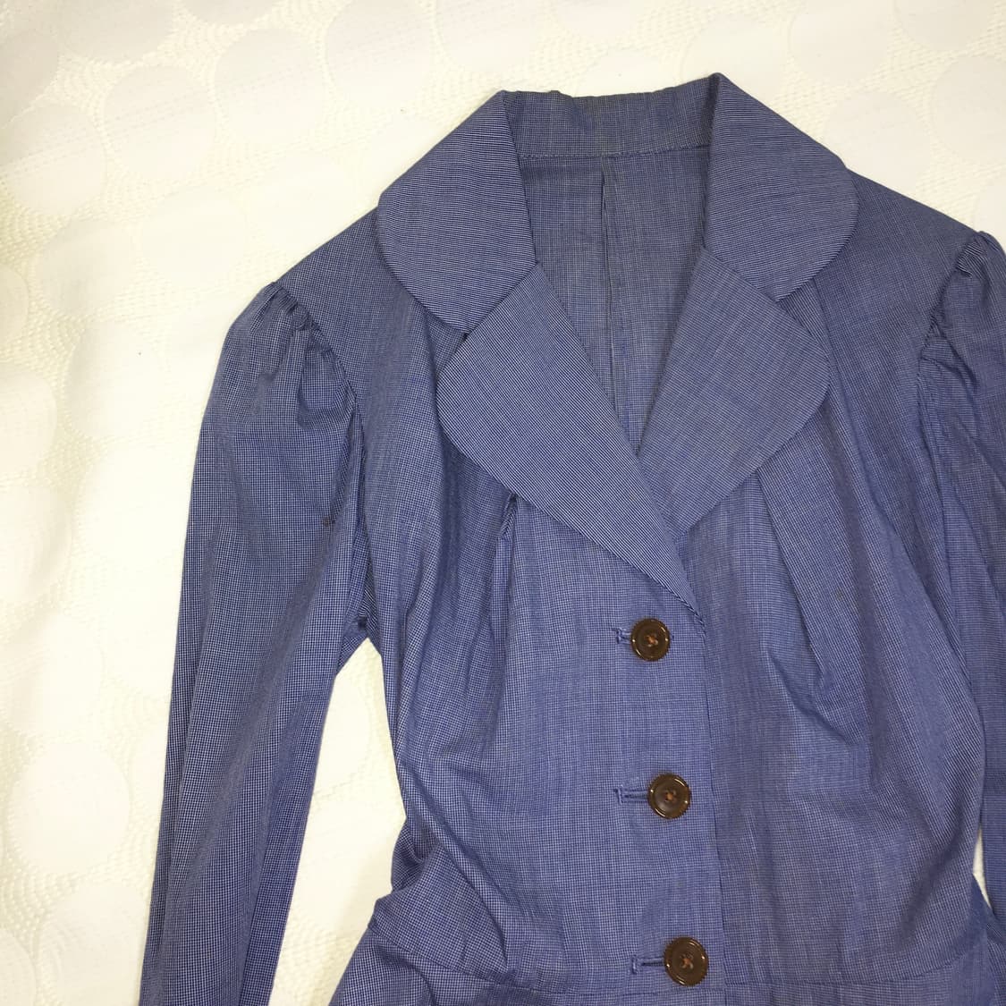 비비안 웨스트우드 블루 면 자켓 상품이미지5