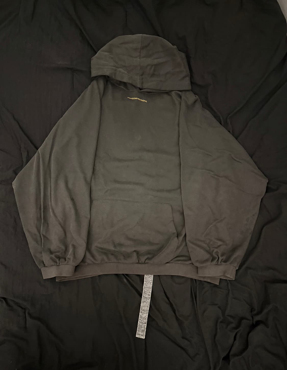 피마원 초판 목로고 차콜 후드 상품이미지2