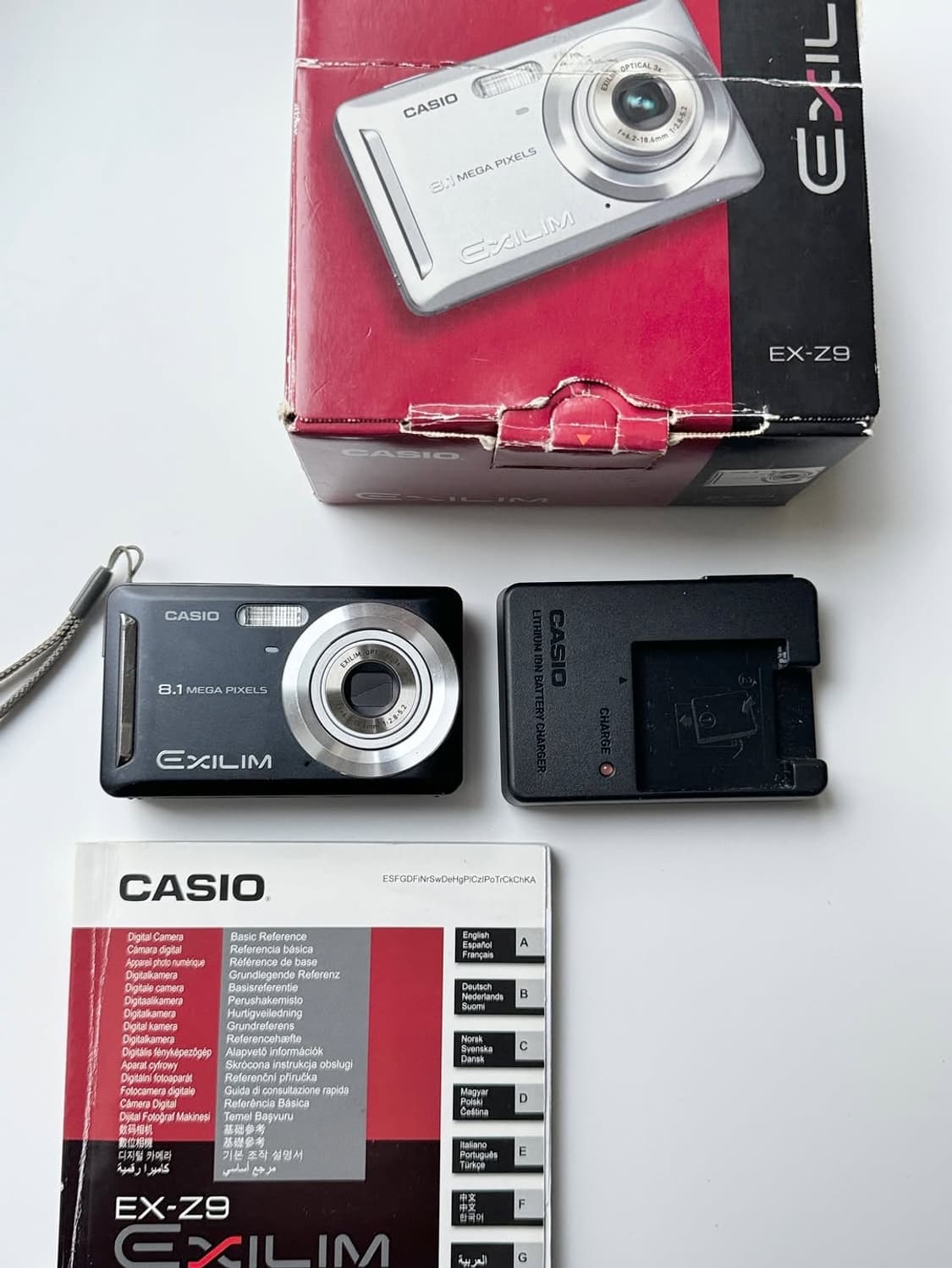 Casio Exilim EX-Z9 블랙 박스세트 🖤 상품이미지2