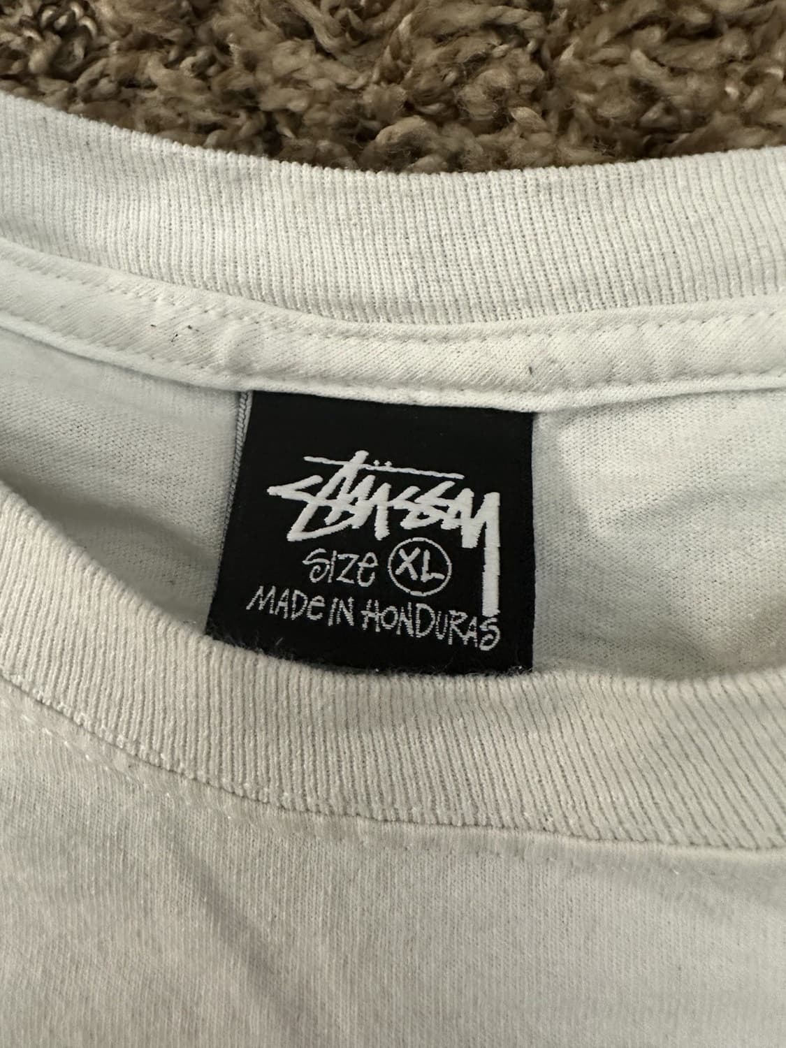 스투시 LA 로스앤젤레스 롱슬리브 티셔츠  화이트 XL 상품이미지4