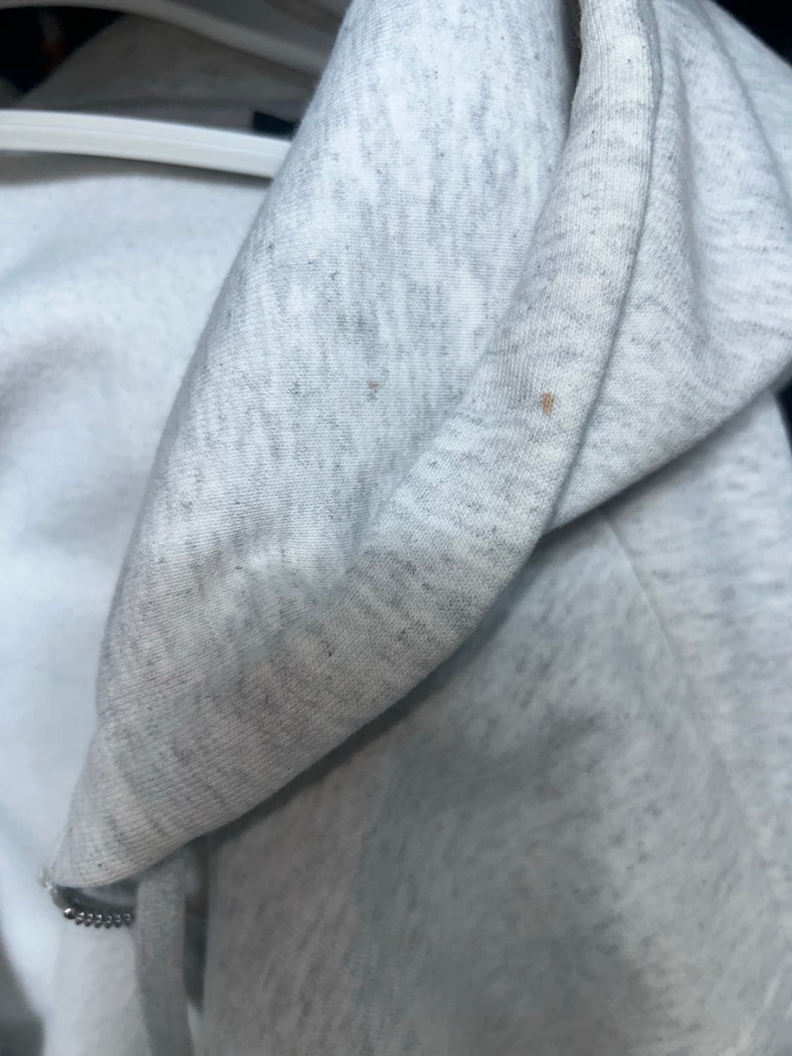 스투시 베이직 스투시 후드 집업 애쉬 헤더 2022 M 상품이미지3