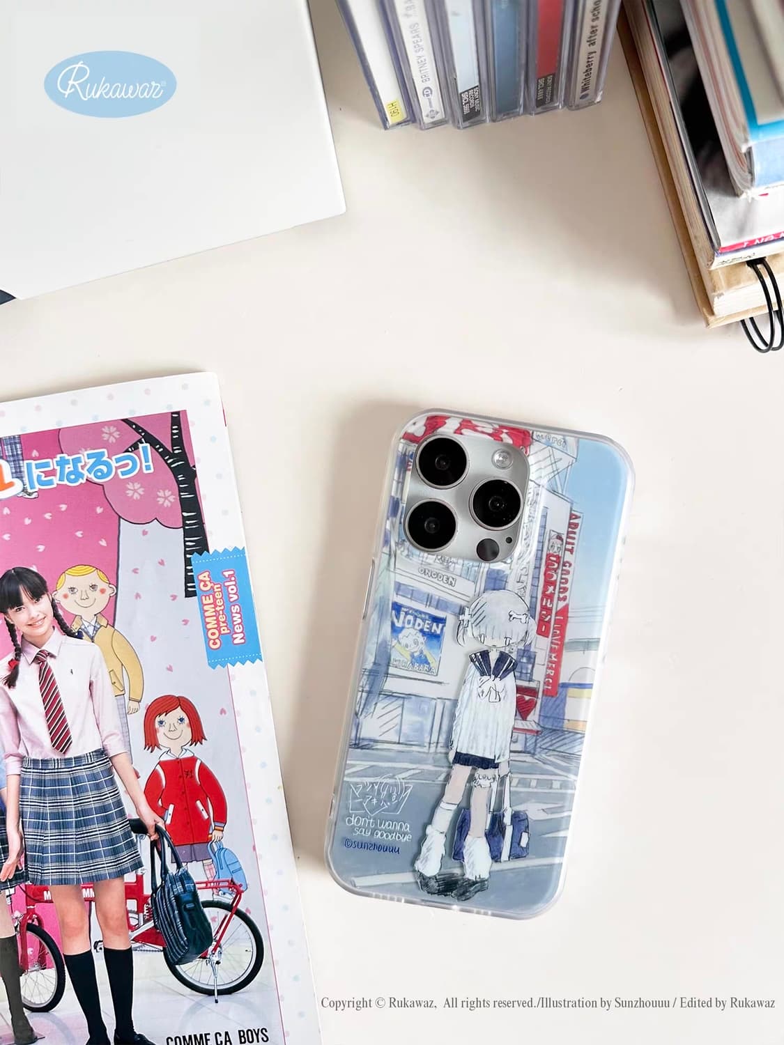 Rukawazcity 일러스트 폰케이스 아이폰14pro 상품이미지4