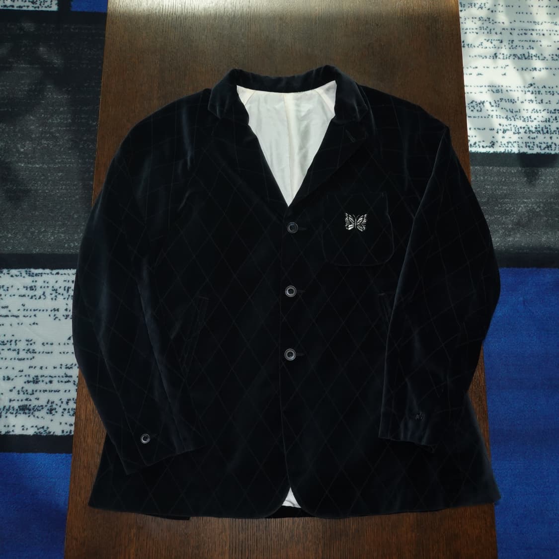 니들스 벨벳 블레이져 자켓 상품이미지1