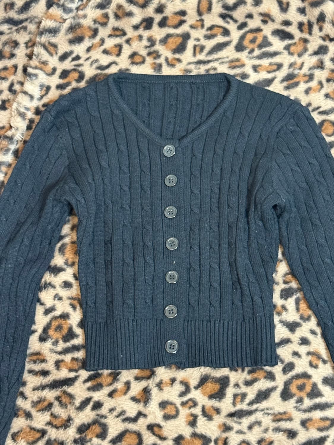 블랙 가디건 상품이미지1