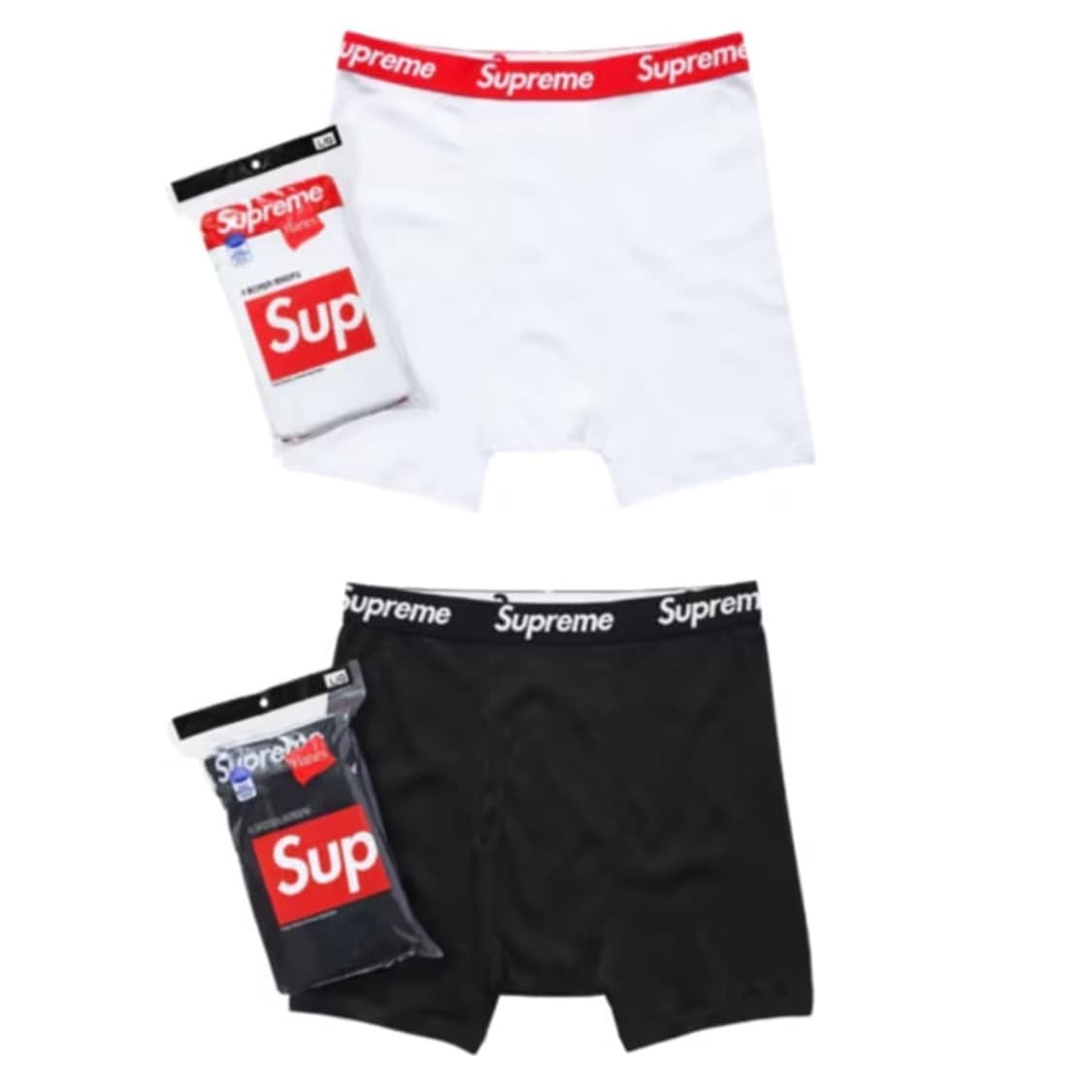 Supreme Hanes 2pack 슈프림 헤인즈 박서 브리프 2장 세트 상품이미지1
