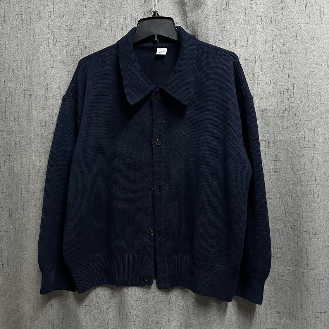 파르티멘토(Partimento) 카라 니트 가디건 - M오버핏 상품이미지1