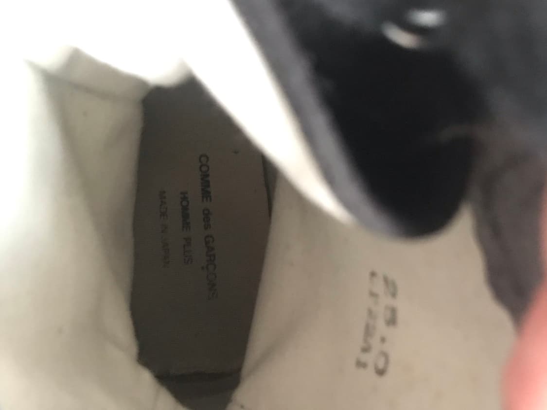 꼼데가르송 25cm 스니커즈 하이 상품이미지3