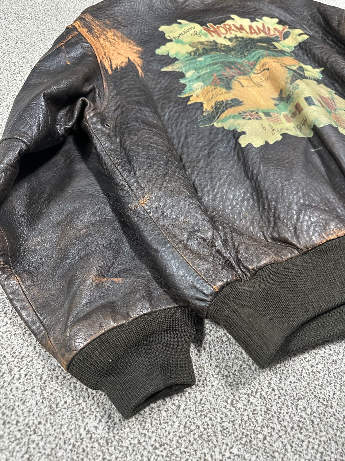 아비렉스 노르망디 a-2 레더자켓 M 상품이미지10