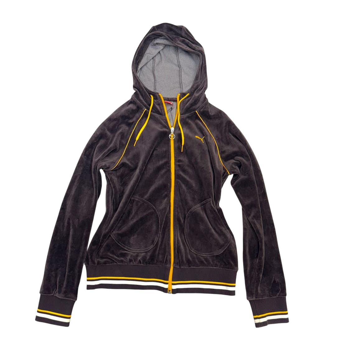 PUMA Brown velvet zip-up 상품이미지1