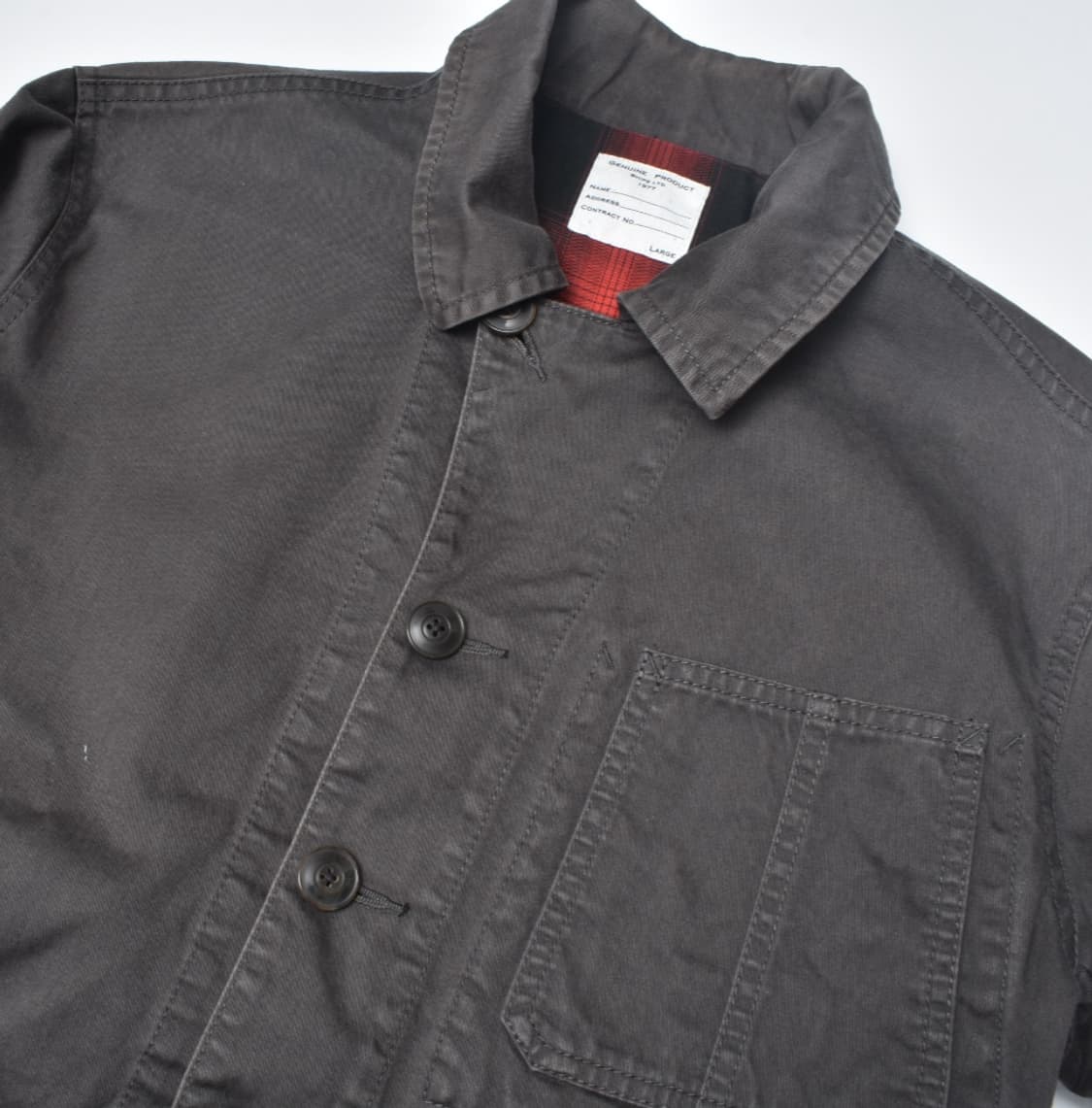 쉽스 아메카지 코튼 워크자켓 L N0787 상품이미지3