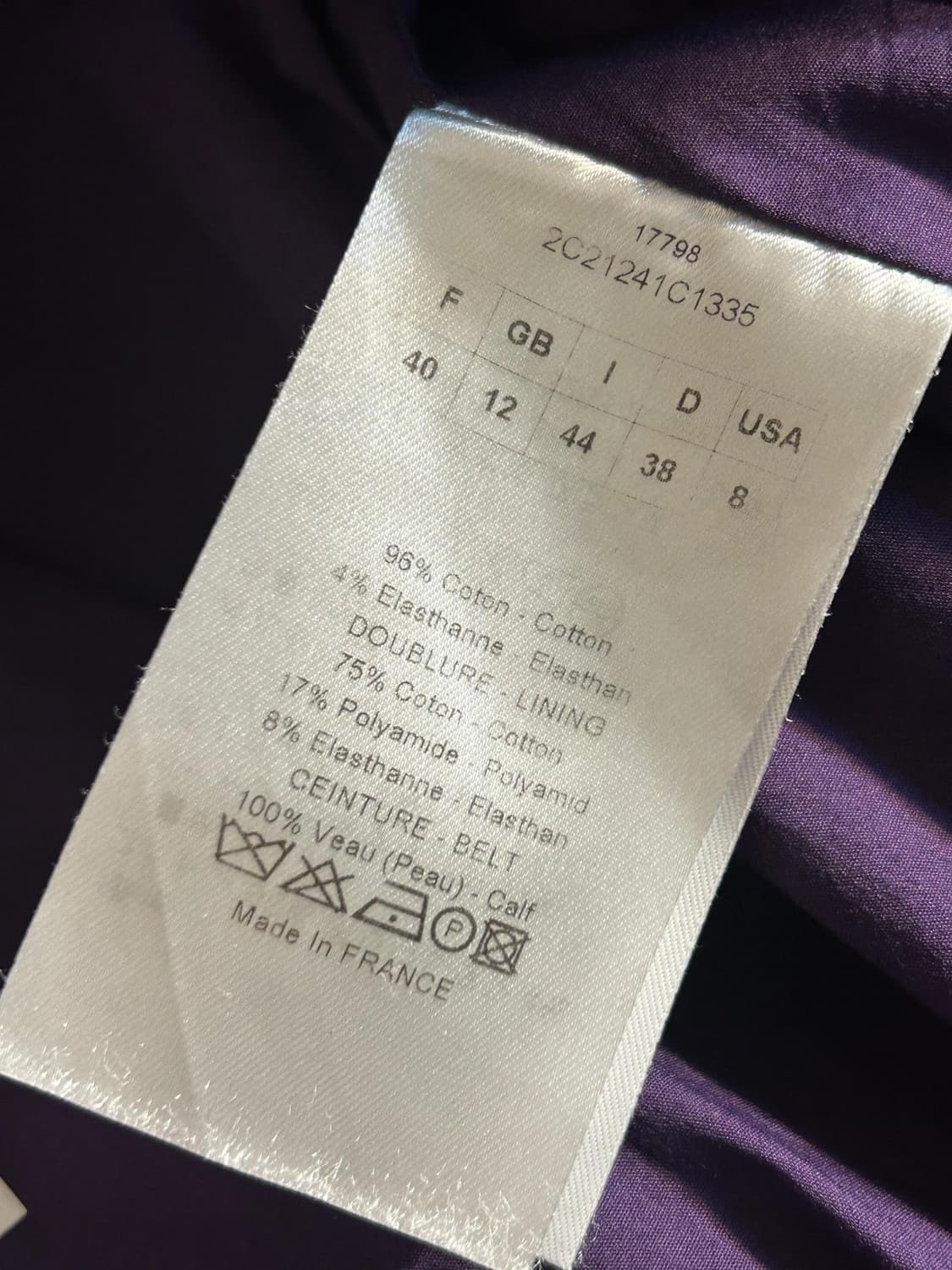 크리스찬 디올 코튼 페플럼 셔츠 자켓 상품이미지9