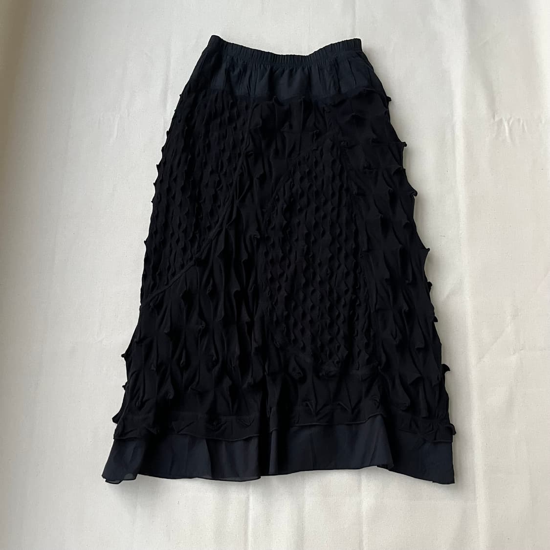 Eiko Kondo 3D 텍스처 플리츠 스커트 상품이미지1