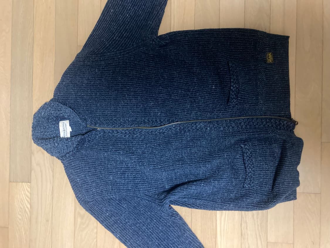 폴로 데님앤서플라이 숄 카라 집업 xxl 상품이미지1