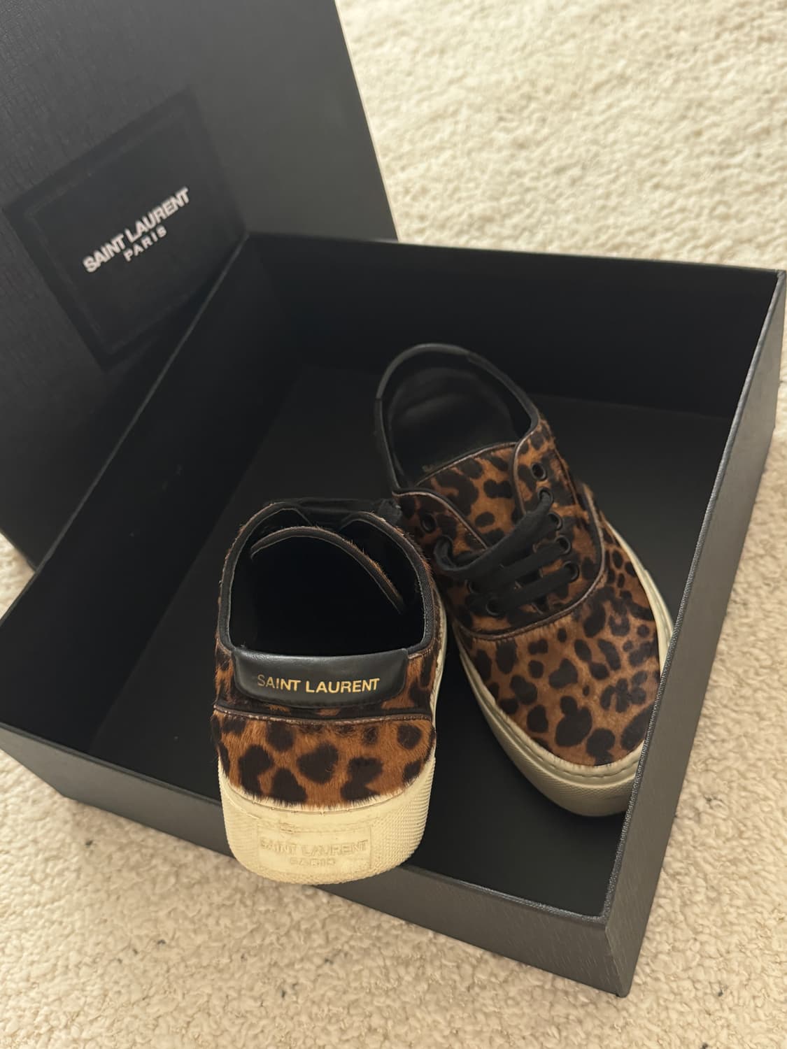 🖤 생로랑(Saint Laurent) 송치 레오파드 스니커즈 상품이미지6