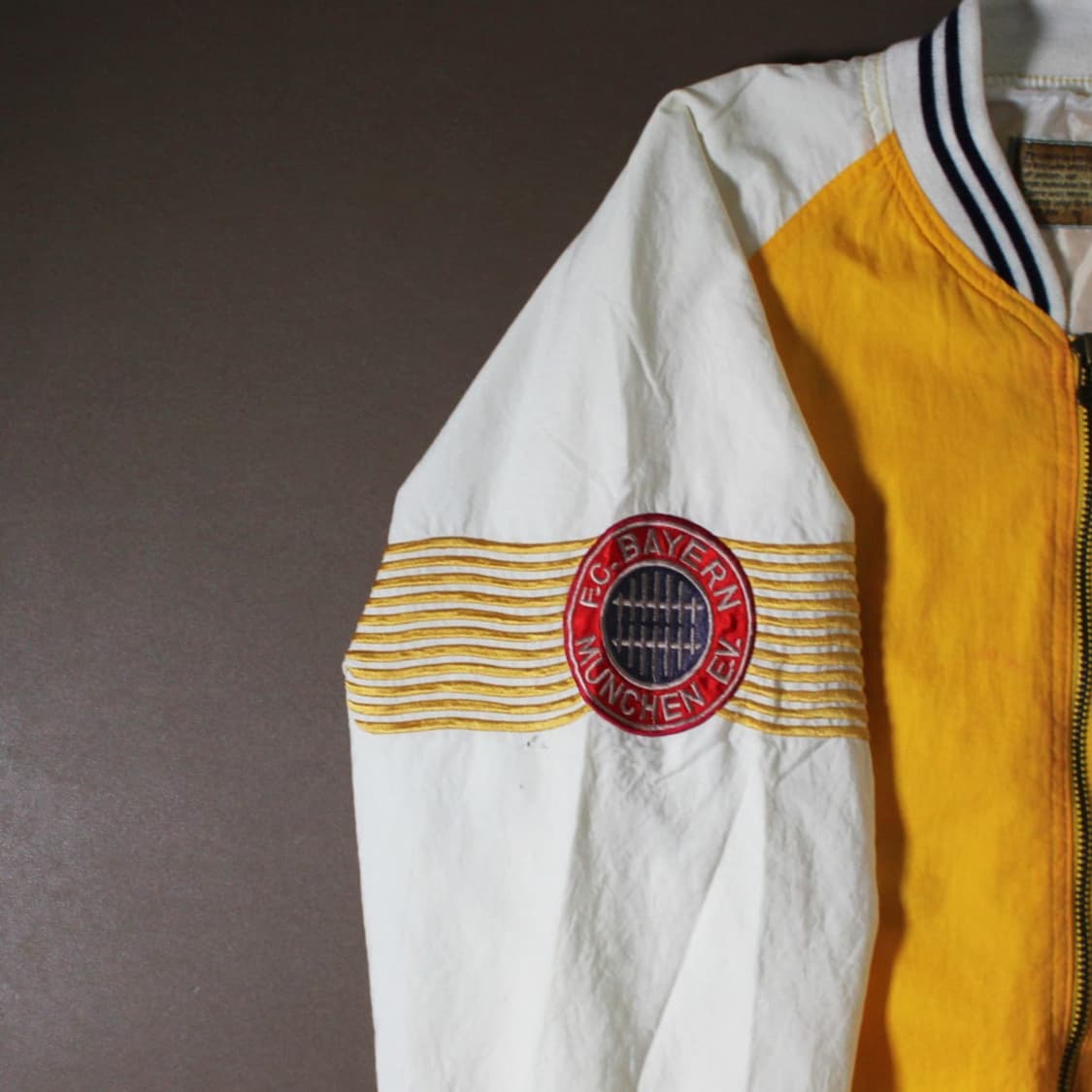 90's 바이에른뮌헨 FC 올드스쿨 바시티 자켓  상품이미지5