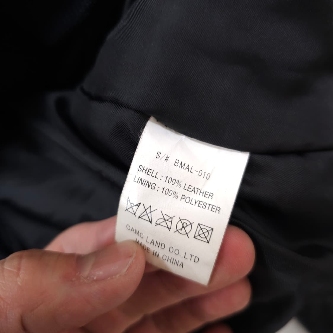 B-15C 미공군 리더파이터 레더 플라이트 자켓 상품이미지5