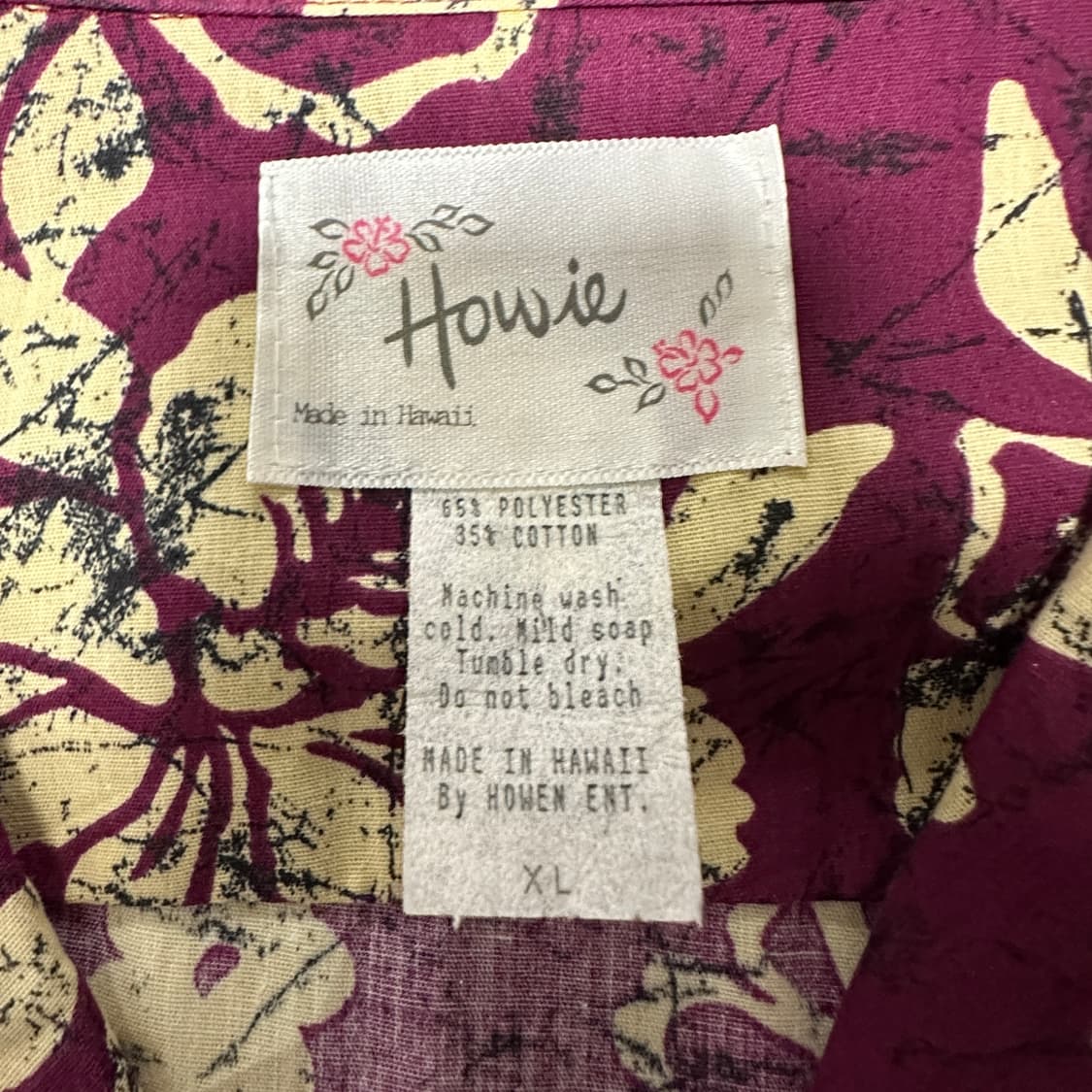 VINTAGE usa made hawaiian shirt 상품이미지5