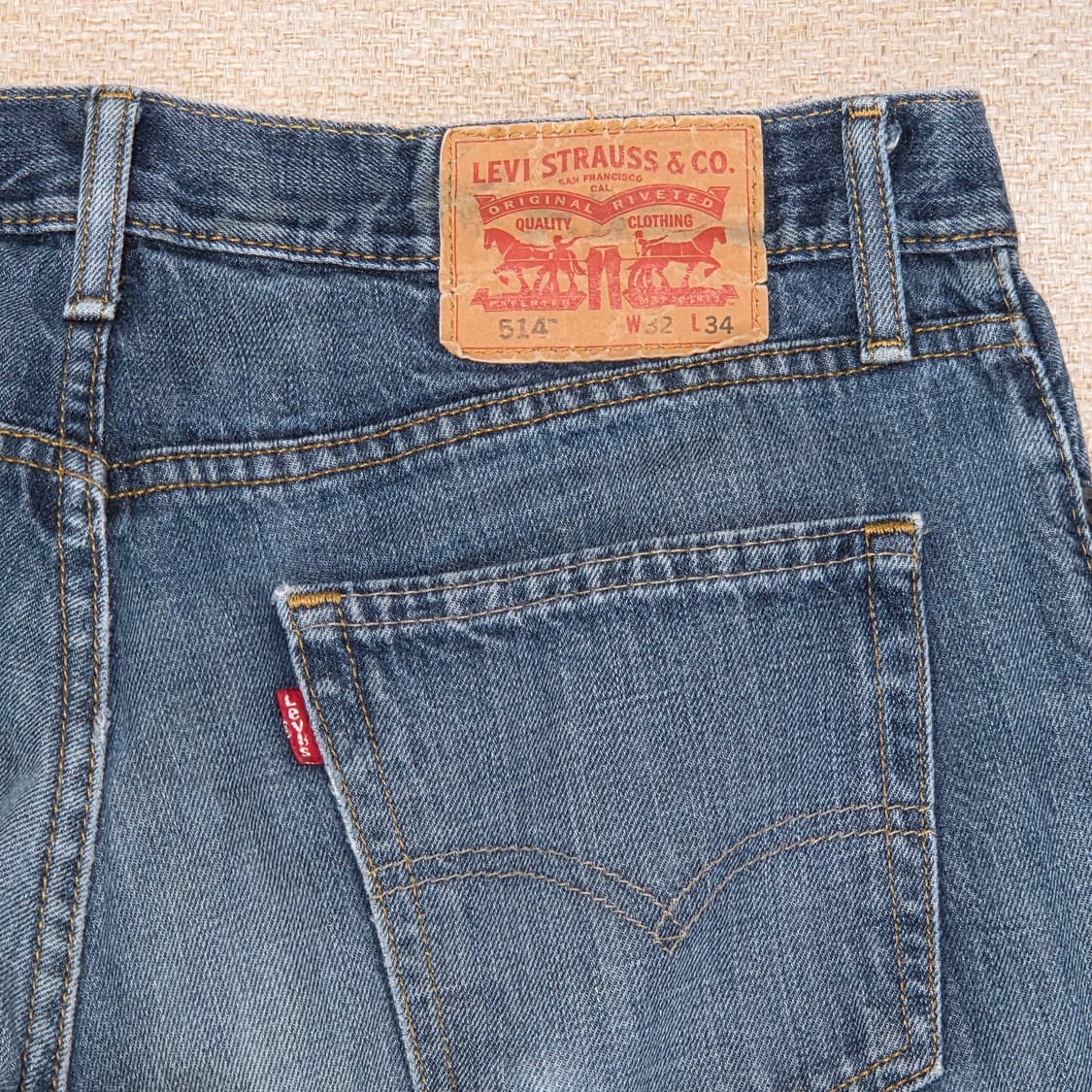 Levi's 리바이스 514 멕시코 스트레이트 데님 팬츠 상품이미지5