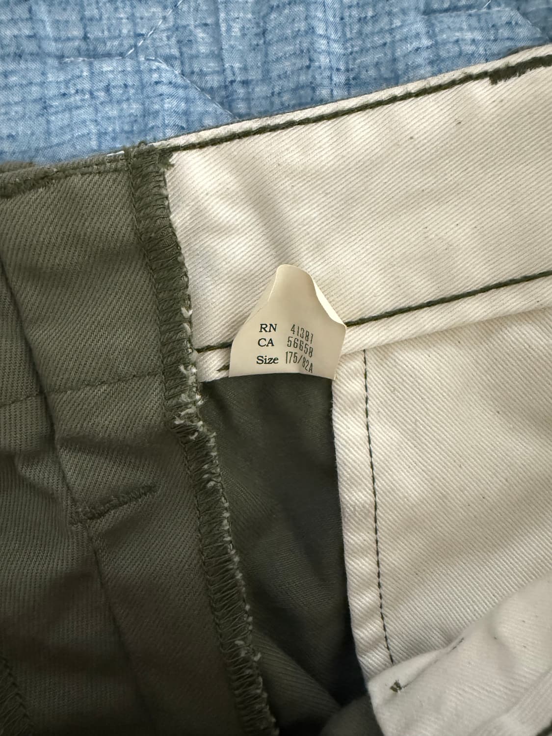 Rrl 오피서 치노팬츠 올리브 32/32 상품이미지3