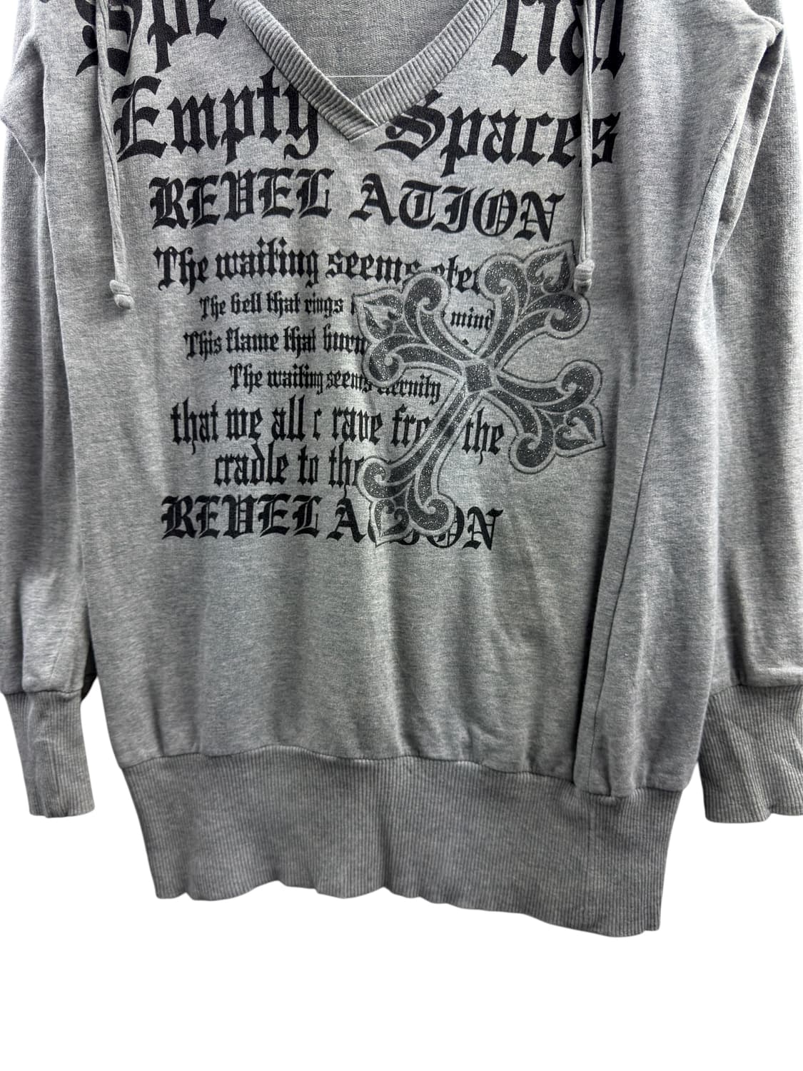 JPN Y2K 펑크 레터링 후드티1235 상품이미지4