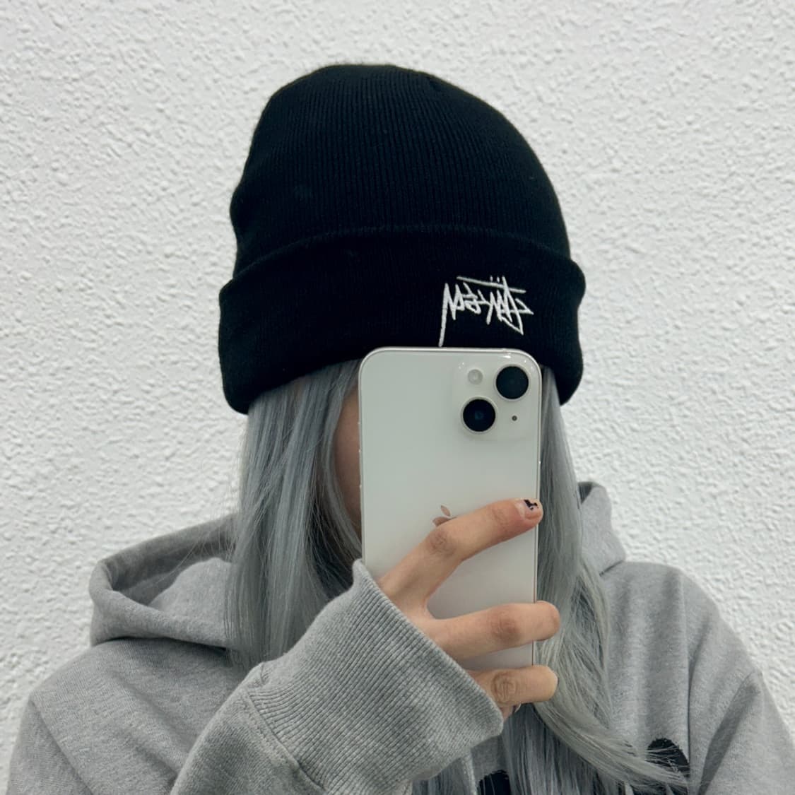 스투시 블랙 비니 상품이미지1