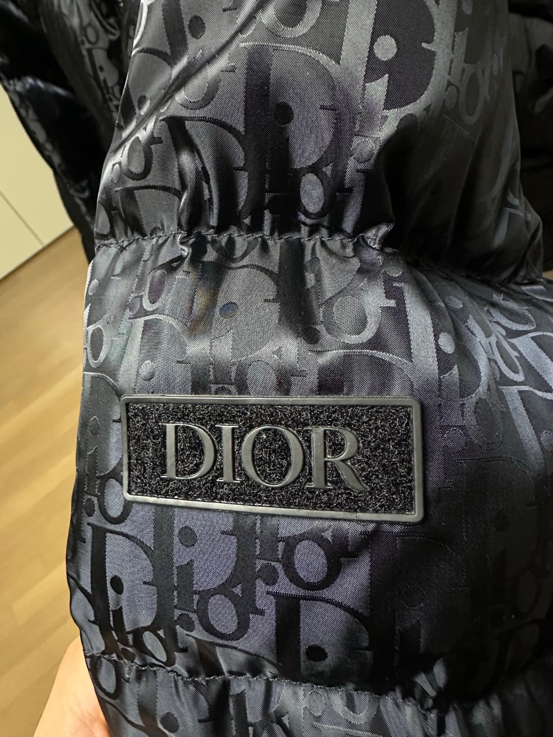 (52) 디올 오블리크 패딩 자켓 블랙 상품이미지2