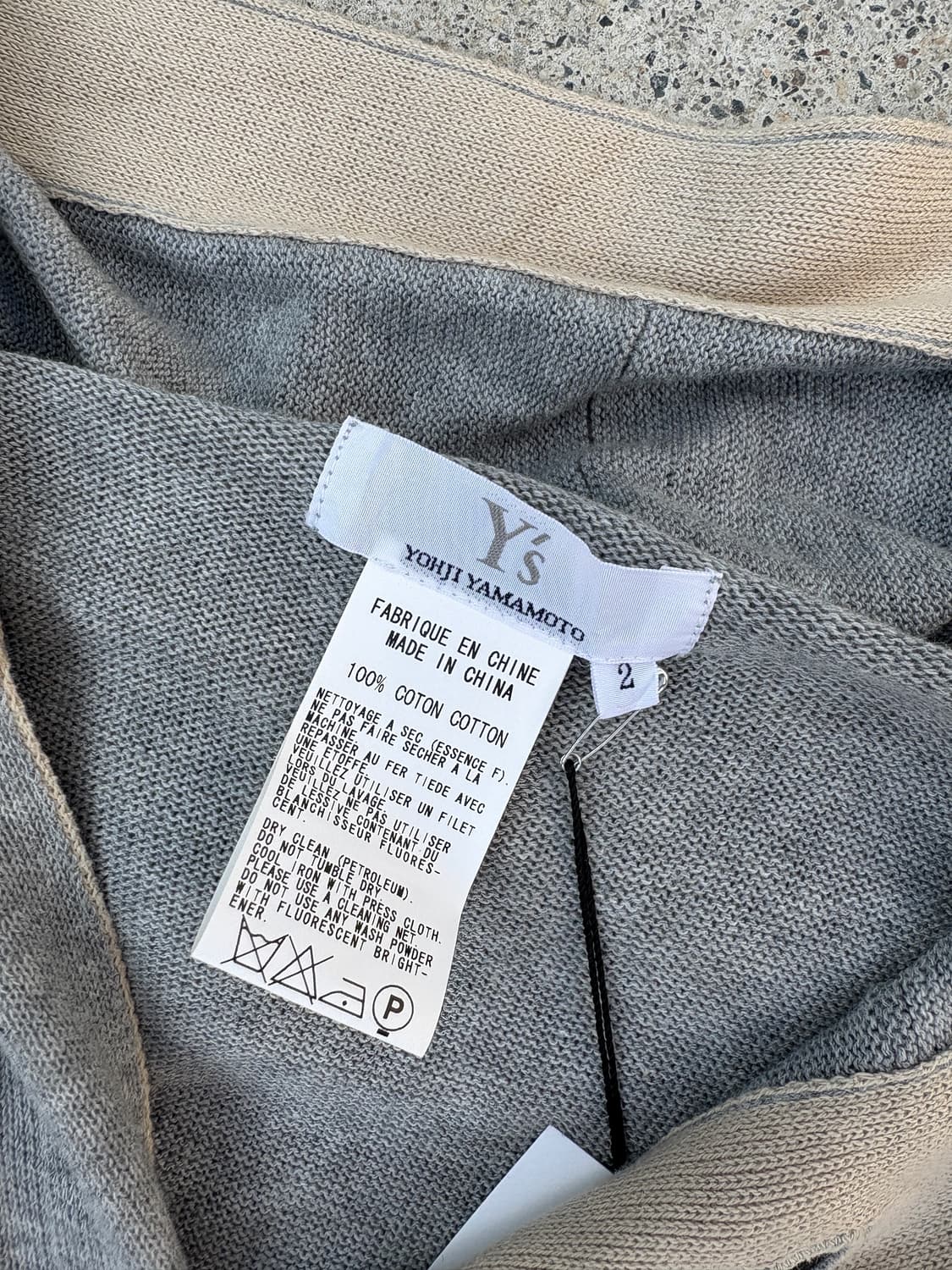 Y's 요지 야마모토 후드 풀오버 니트 상품이미지4