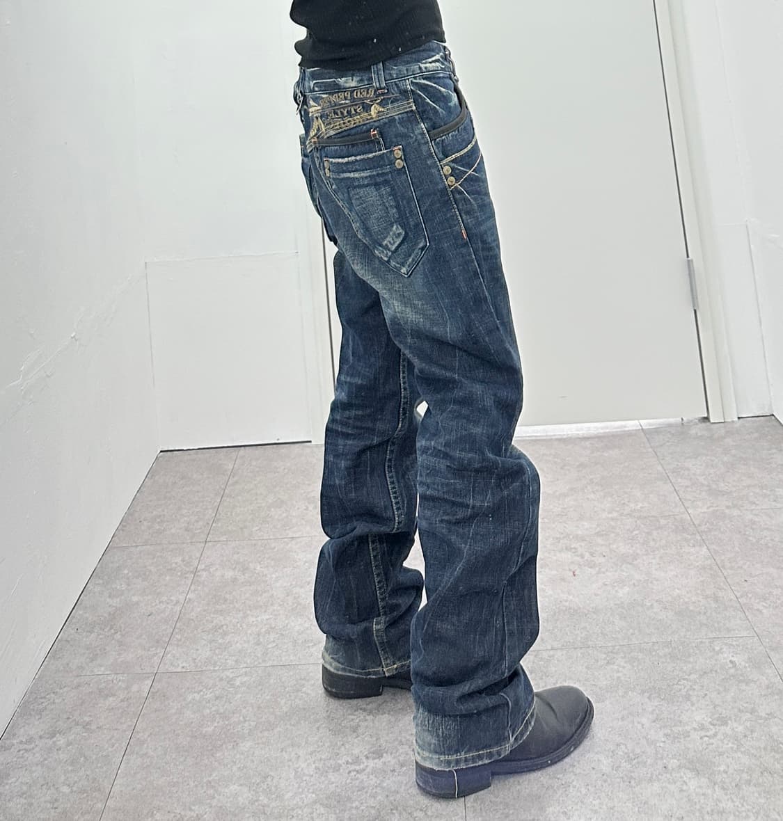 RED PEPPER embroidered patch denim jeans 상품이미지8