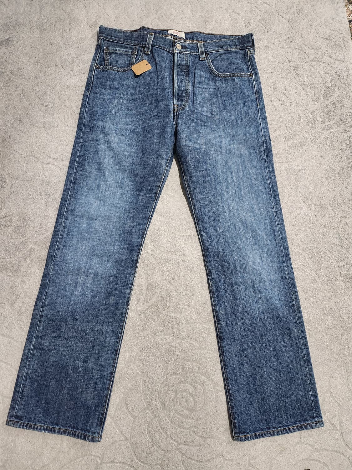 리바이스 501 스트레이트핏 중청 데님 34 상품이미지2