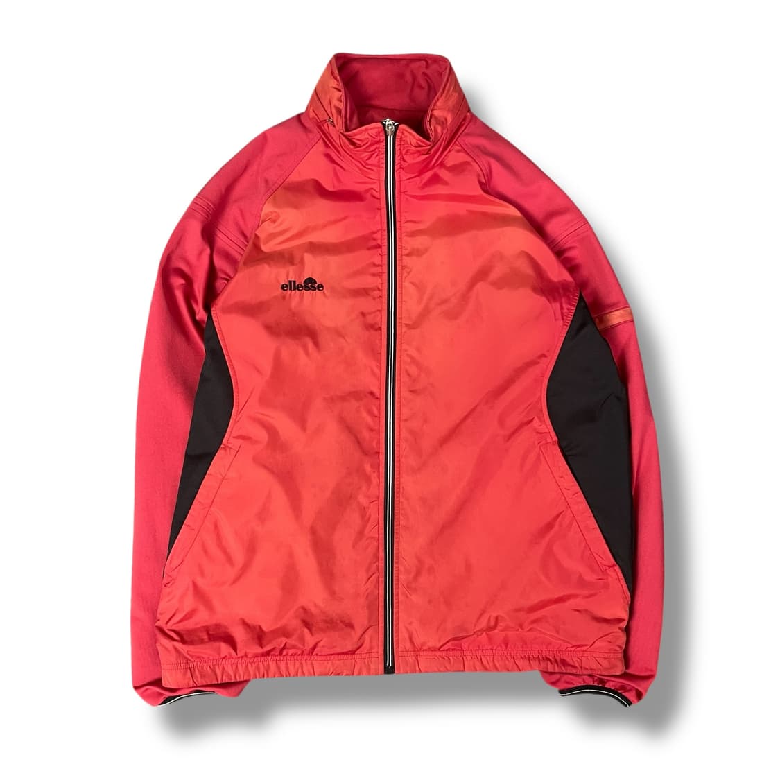 엘레쎄 블랙자수로고 블랙 배색 바람막이 자켓 100 상품이미지1