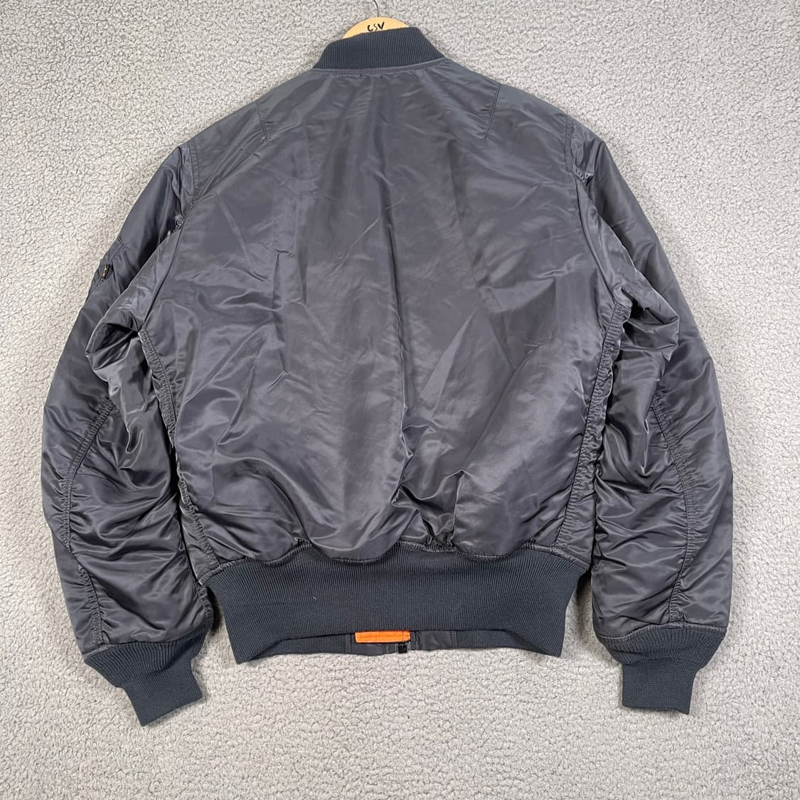 80s 미공군 납품용 알파인더스트리 MA-1 플라이트자켓 그레이 상품이미지7